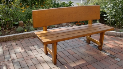 Gartenbank Massivholz
