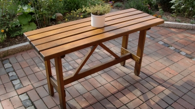 Gartentisch Massivholz